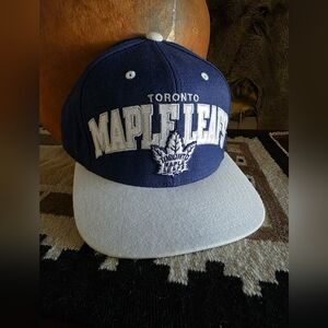 Toronto Maple Leafs Mitchell & Ness Vintage Hockey Adjustable Snapback Hat NEW